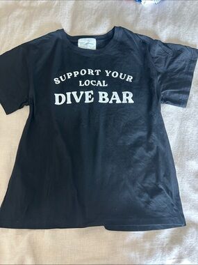 Panache Apparel “Support Your Local Dive Bar” Graphic Tee - Size L